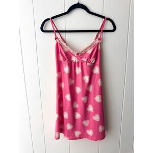 Betsey Johnson Women's Pink and White Dress NWT